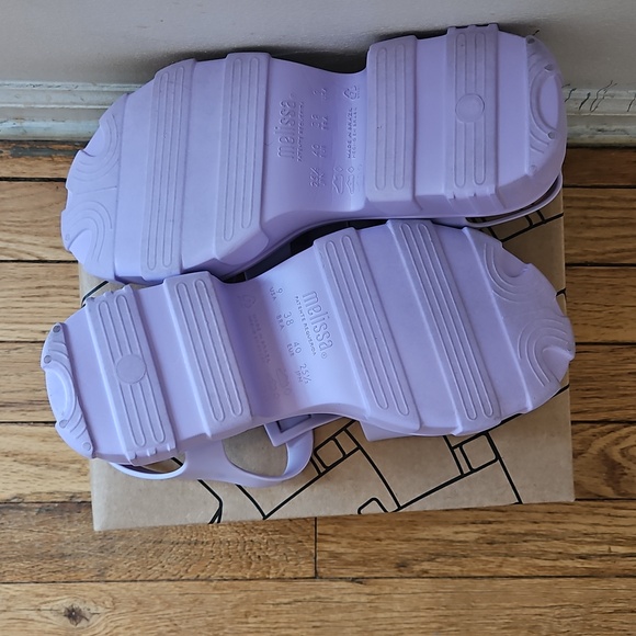 Brand New Melissa ELLA Lilac sandals Platform - Picture 3 of 6